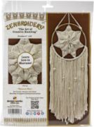 Picture of Design Works/Zenbroidery Macrame Wall Hanging Kit 8"X24" Natural Star