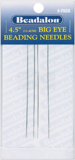 Picture of Big Eye Beading Needles 4/Pkg 4.5"