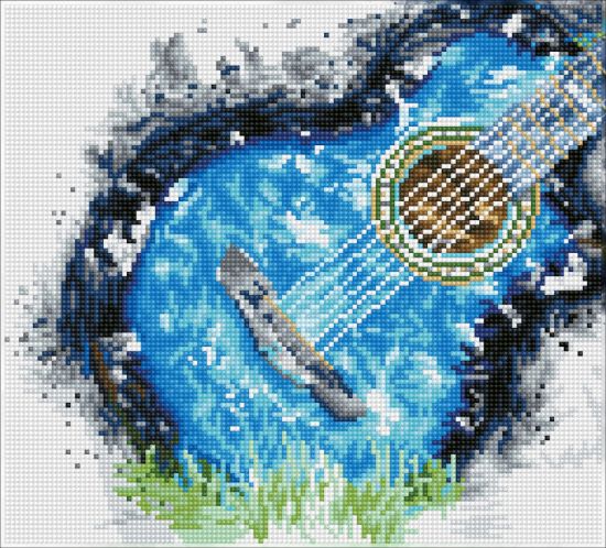 Picture of Diamond Dotz Diamond Embroidery Facet Art Kit 12.2"X13.39" Blue Grass