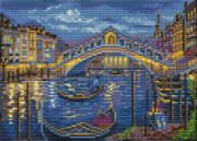 Picture of Diamond Dotz Simply Dotz Diamond Art Kit 13.8"X9.9"-Evening Stroll to the Rialto Bridge