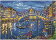 Picture of Diamond Dotz Simply Dotz Diamond Art Kit 13.8"X9.9"-Evening Stroll to the Rialto Bridge