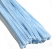 Picture of Chenille Stems 6mmx12" 25/Pkg Light Blue