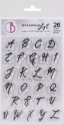 Picture of Ciao Bella Stamping Art Clear Stamps 4"X6" Muse Uppercase Alphabet
