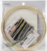Picture of Dimensions Counted Cross Stitch Kit W/Hoop 6" Meow (14 Count)
