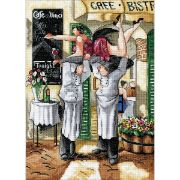 Picture of Getting Ready Counted Cross Stitch Kit 12"X16" 14 Count