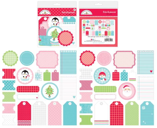 Picture of Doodlebug Odds & Ends Bits & Pieces Die-Cuts Let It Snow