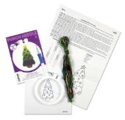 Picture of Design Works Punch Needle Kit 3.5" Round-Christmas Tree
