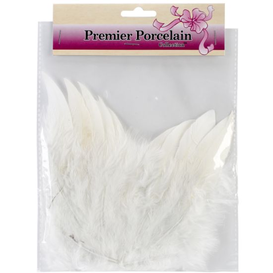 Picture of Feather Angel Wings 6"X5.5" White