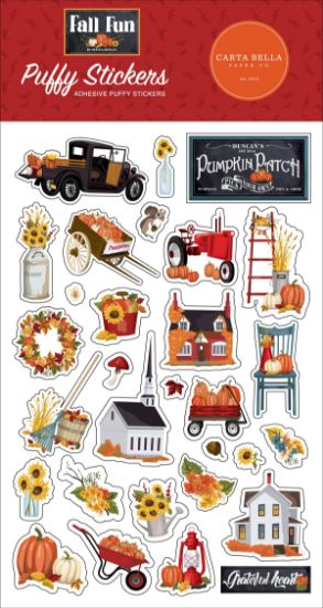 Picture of Carta Bella Puffy Stickers-Fall Fun