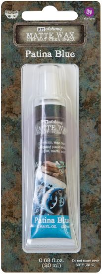 Picture of Finnabair Art Alchemy Matte Wax .68 Fluid Ounce Patina Blue