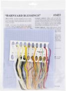 Picture of Design Works Counted Cross Stitch Kit 11"X14" Barnyard Blessings (14 Count)