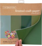 Picture of Frosted Craft Tissue Paper 12"X12" 20/Pkg Conifer-Blues