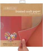 Picture of Frosted Craft Tissue Paper 12"X12" 20/Pkg Stone Fruit-Reds