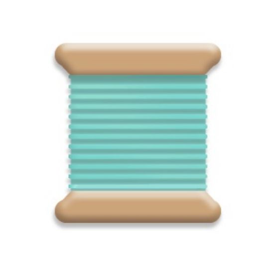 Picture of Doodlebug Oodles Braddies 50/Bulk Pack Aqua Bobbins