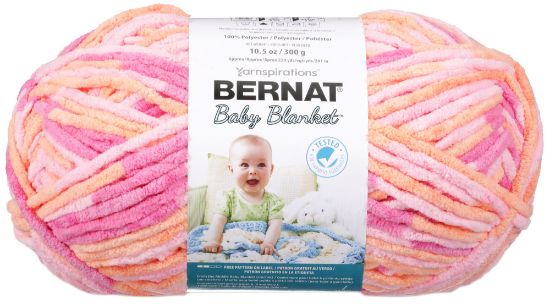 Picture of Baby Blanket Big Ball Yarn Peachy