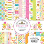 Picture of Doodlebug Double-Sided Paper Pad 6"X6" 24/Pkg Hey Cupcake