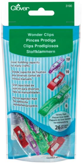 Picture of Clover Wonder Clips Variety 26/Pkg