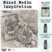 Picture of Finnabair Art Alchemy Liquid Acrylic Paint 1 Fluid Ounce Umber