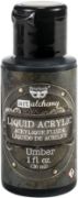 Picture of Finnabair Art Alchemy Liquid Acrylic Paint 1 Fluid Ounce Umber