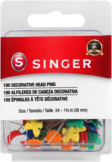 Picture of Decorative Straight Pins Size 24 100/Pkg