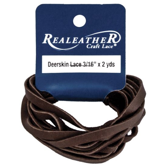 Picture of Deerskin Lace .1875"X2yd Packaged Chocolate