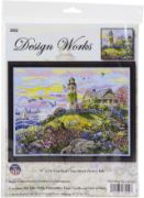 Picture of Design Works Counted Cross Stitch Kit 11"X14" Watching The Sunset (14 Count)