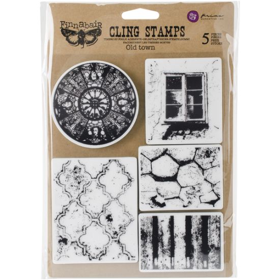Picture of Finnabair Cling Stamps 6"X7.5" Old Town