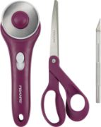 Picture of Fiskars Home Decor Sewing Fashion Starter Set 3pcs Rotary Cutter, Knife & 8" Scissors