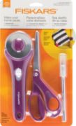 Picture of Fiskars Home Decor Sewing Fashion Starter Set 3pcs Rotary Cutter, Knife & 8" Scissors
