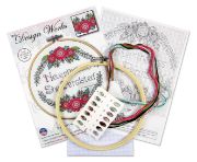 Picture of Design Works Counted Cross Stitch Kit 8" Round-Persist (11 Count)