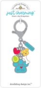 Picture of Doodlebug Just Charming Charm Clip & Keychain-Doggone Cute
