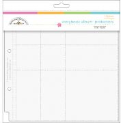 Picture of Doodlebug Page Protector Assortment 8"X8" 12/Pkg 3 Each Of All 4 Styles