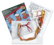 Picture of Design Works Plastic Canvas Ornament Kit 3.5"X3.5" Set of 6-Gingerbread (14 Count)