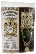 Picture of Design Works/Zenbroidery Macrame Wall Hanging Kit 8"X24" Owl Planter