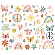 Picture of Boho Sunshine Bits & Pieces Die-Cuts 57/Pkg-Floral
