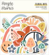 Picture of Boho Sunshine Bits & Pieces Die-Cuts 57/Pkg-Floral