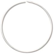 Picture of Ear Wire Beading Hoops Medium 25mm 14/Pkg Silver-Plated & Nickel-Free