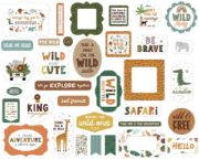 Picture of Echo Park Cardstock Ephemera 33/Pkg-Icons, Little Explorer