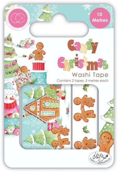 Picture of Craft Consortium Washi Tape 2/Pkg-Candy Christmas