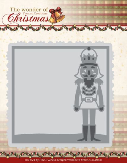 Picture of Find It Trading Yvonne Creations Die-Nutcracker Frame, Wonder Of Christmas