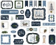 Picture of Carta Bella Cardstock Ephemera 33/Pkg-Icons, Welcome Winter