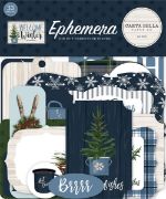 Picture of Carta Bella Cardstock Ephemera 33/Pkg-Icons, Welcome Winter