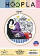 Picture of Design Works Counted Cross Stitch Kit 4" Round-Coffee (14 Count)