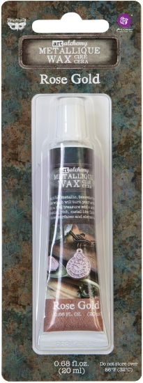 Picture of Finnabair Art Alchemy Metallique Wax .68 Fluid Ounce Rose Gold