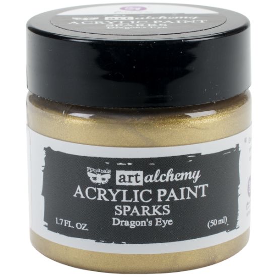 Picture of Finnabair Art Alchemy Sparks Acrylic Paint 1.7 Fluid Ounces Dragon's Eye