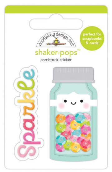 Picture of Doodlebug Shaker-Pops 3D Stickers-Sequin Jar