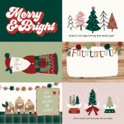 Picture of Boho Christmas Double-Sided Cardstock 12"X12"-4"x6" Elements