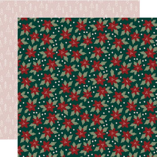 Picture of Boho Christmas Double-Sided Cardstock 12"X12"-Mistletoe Wishes