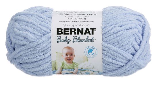 Picture of Baby Blanket Yarn Baby Blue