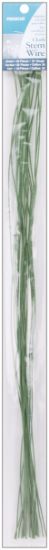 Picture of Cloth Covered Stem Wire 24 Gauge 18" 20/Pkg Green